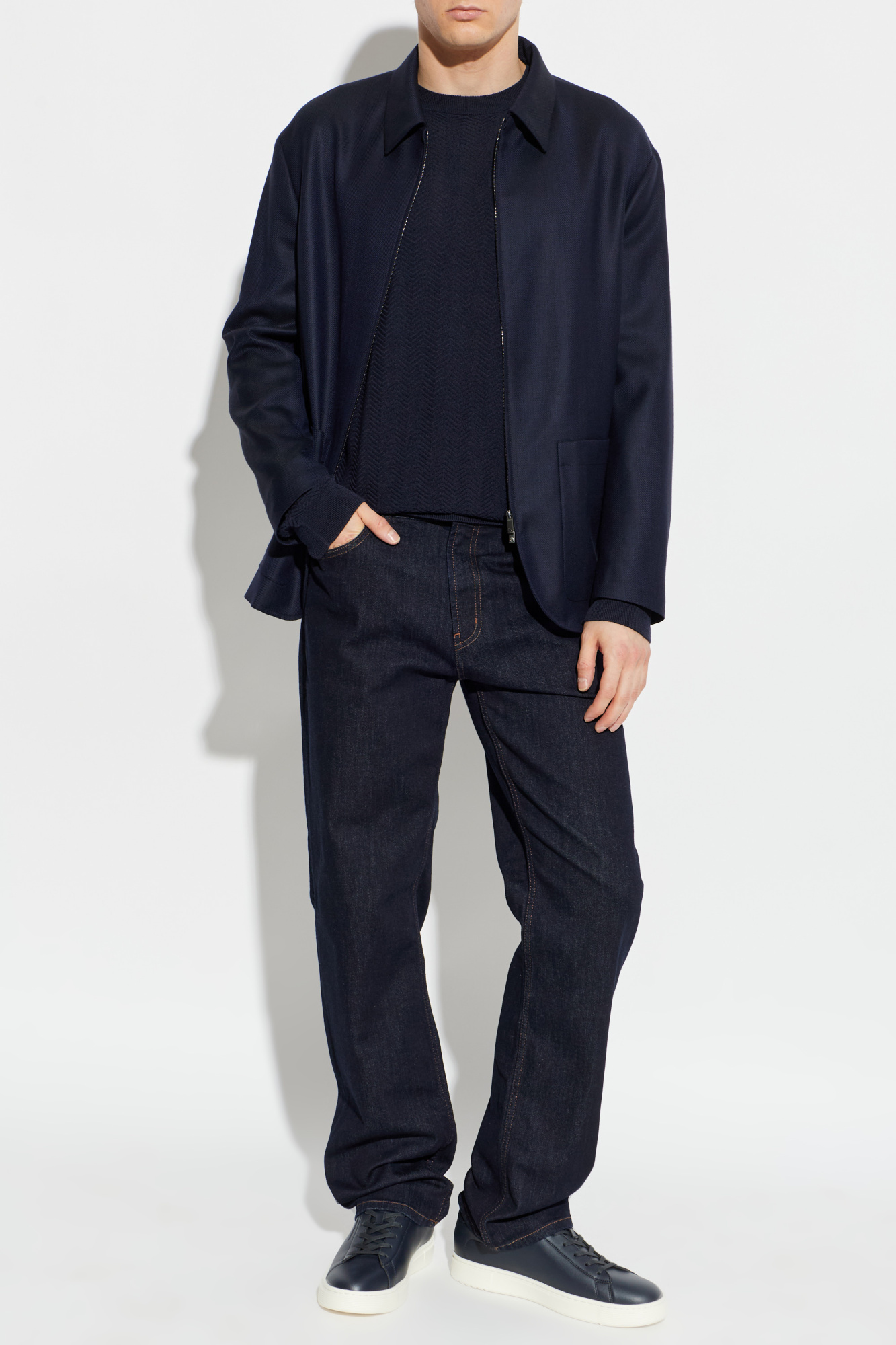 Giorgio Armani Crew-neck sweater | Men's | Vitkac